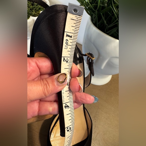 Jimmy Choo  satin Black  Heels - Picture 10 of 14